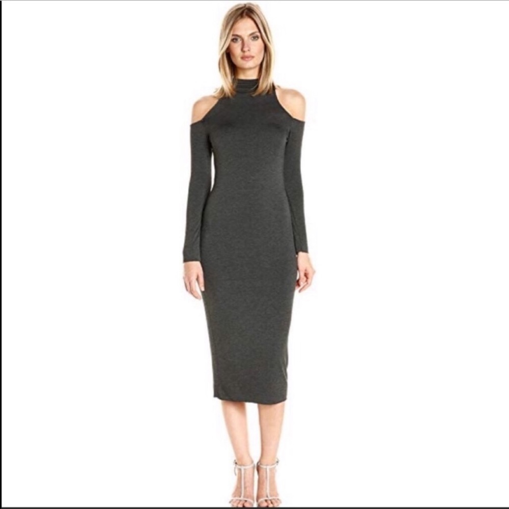 CLAYTON Women's Ashtyn Cold Shoulder Midi dress
